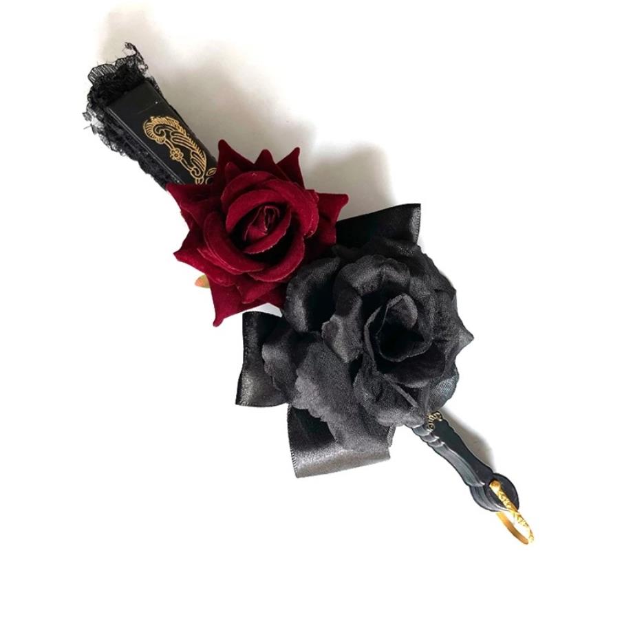 Lace Floral Folding Hand Fan Rose Feather Party Costume Accessories Show Cosplay Wedding Photo Props