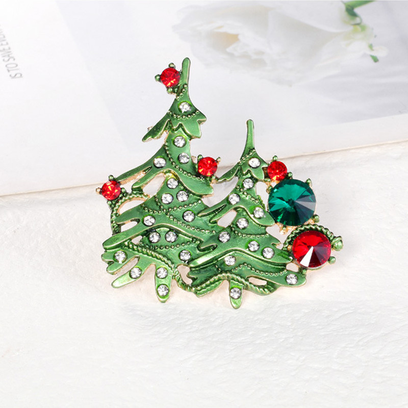 European Christmas Tree Model Brooch Green Red Diamond Alloy Clothes Lapel Pins Suit Sweater Corsage Badge For Unisex Gift Drop Oil Brooches Wholesale
European Christmas Tree Model Brooch Green Red Diamond Alloy Clothes Lapel Pins Suit Sweater Corsage Badge For Unisex Gift Drop Oil Brooches Wholesale