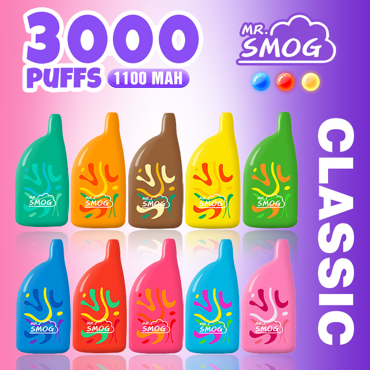 Original Mr SMOG Disposable Cigarette Electric Pod Device 3000 Puffs CLASSIC 1100mAh 8ml Prefilled Portable Vape Stick Pen puff plus in stock
Original Mr SMOG Disposable Cigarette Electric Pod Device 3000 Puffs CLASSIC 1100mAh 8ml Prefilled Portable Vape Stick Pen puff plus in stock