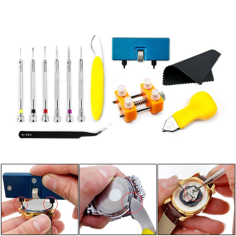 Repair Tools & Kits 13pcs Mechanical Watch Back Case Opener Screwdriver Two-Claw Fixing Seat
Repair Tools & Kits 13pcs Mechanical Watch Back Case Opener Screwdriver Two-Claw Fixing Seat