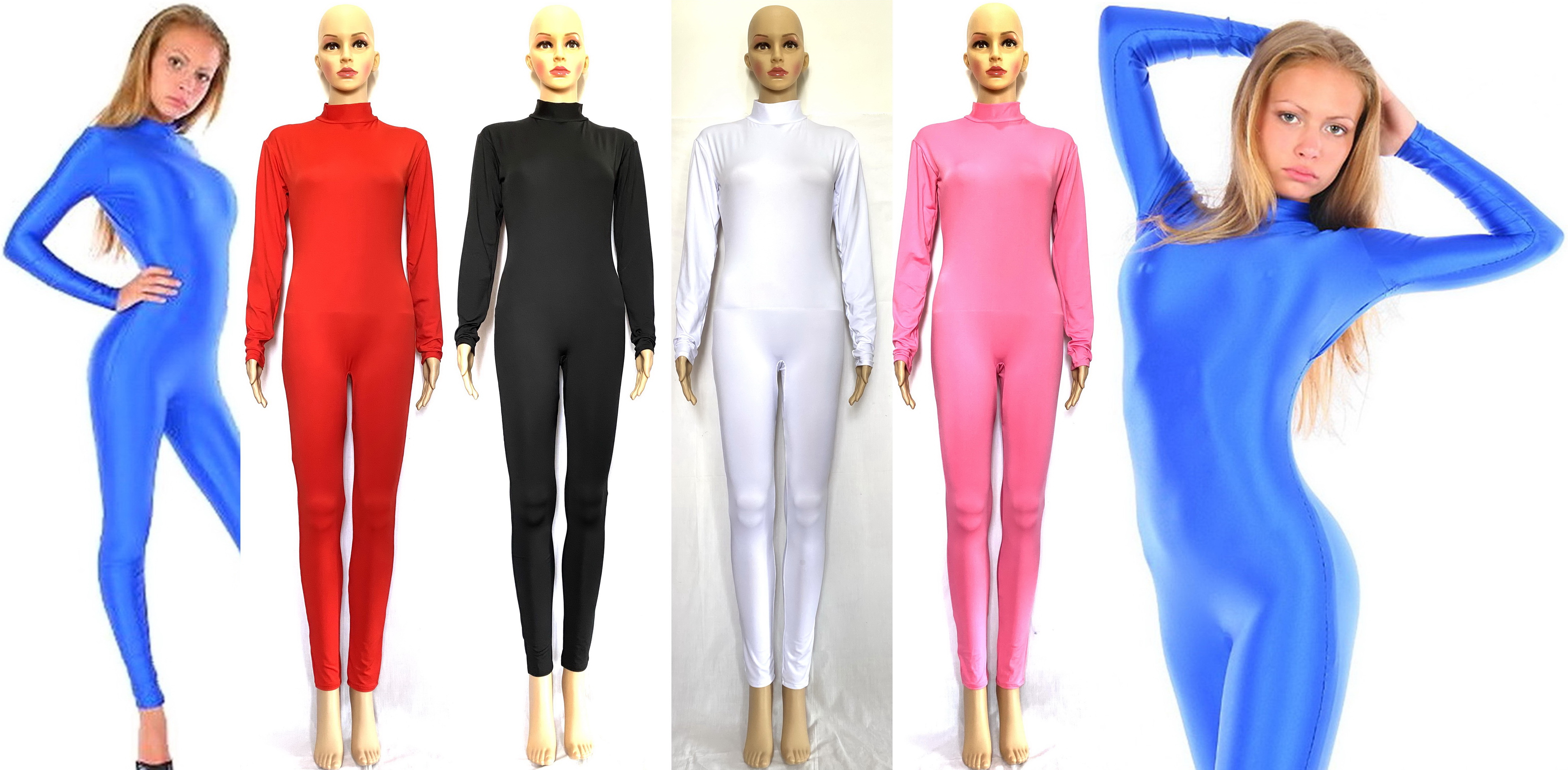 Sexy Women Tights Body Suit Yoga Costume Back Zip 17 Color Lycra Spandex Women's Catsuit Costumes No Head/Hand/Foot Unisex Halloween Fancy Dress Cosplay Bodysuit P803, Grass green
Sexy Women Tights Body Suit Yoga Costume Back Zip 17 Color Lycra Spandex Women's Catsuit Costumes No Head/Hand/Foot Unisex Halloween Fancy Dress Cosplay Bodysuit P803, Grass green