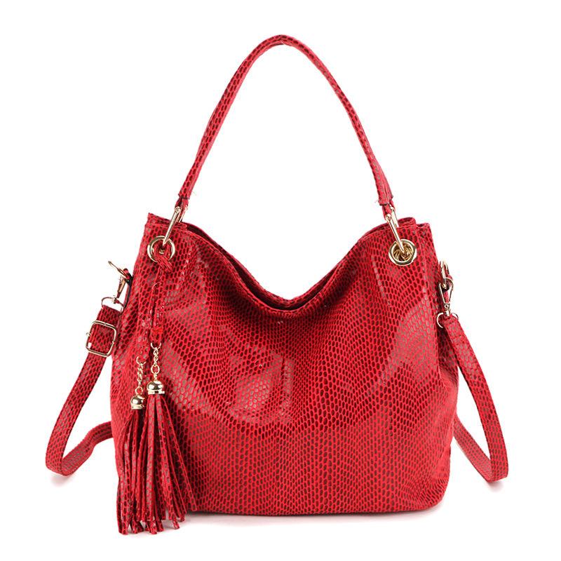 Evening Bags Snake Print Shoulder Bag Women's Tassel Messenger Large Capacity Casual Totes High Quality Women Purse And HandbagsEvening, Black
Evening Bags Snake Print Shoulder Bag Women's Tassel Messenger Large Capacity Casual Totes High Quality Women Purse And HandbagsEvening, Black