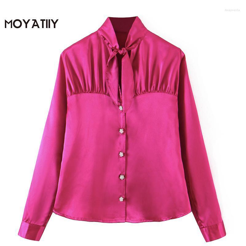 Women's Blouses & Shirts Women 2022 Fashion With Bow Tied Pleated Shirt Classic Rose Red Beading Buttons Blouse Office Ladies Female TopsWom
Women's Blouses & Shirts Women 2022 Fashion With Bow Tied Pleated Shirt Classic Rose Red Beading Buttons Blouse Office Ladies Female TopsWom