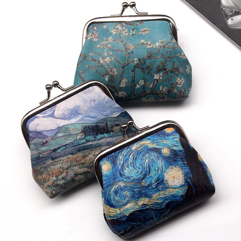 Wallets Vintage Women Printing Coin Purses Girl Hasp Zero Small Wallet Clutch Bag Retro PU Leather Double Layer Lady Key, A1
Wallets Vintage Women Printing Coin Purses Girl Hasp Zero Small Wallet Clutch Bag Retro PU Leather Double Layer Lady Key, A1