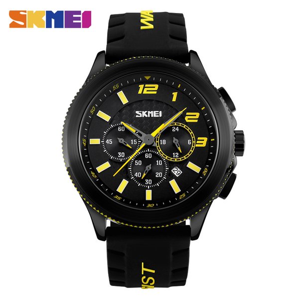 SKMEI 22022NEW Men Quartz Watches Fashion Casual Silicone Strap Wristwatches 30M Water Resistant Stopwatch Complete Calendar Watch gift C4, C1
SKMEI 22022NEW Men Quartz Watches Fashion Casual Silicone Strap Wristwatches 30M Water Resistant Stopwatch Complete Calendar Watch gift C4, C1