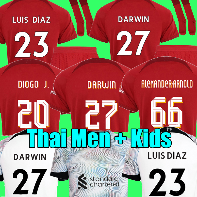 22 23 home away 3rd DARWIN LUIS DIAZ soccer jerseys 2022 2023 Mohamed Diogo Alexander Arnold football kit tops shirts men kids sets uniform, Men away
22 23 home away 3rd DARWIN LUIS DIAZ soccer jerseys 2022 2023 Mohamed Diogo Alexander Arnold football kit tops shirts men kids sets uniform, Men away