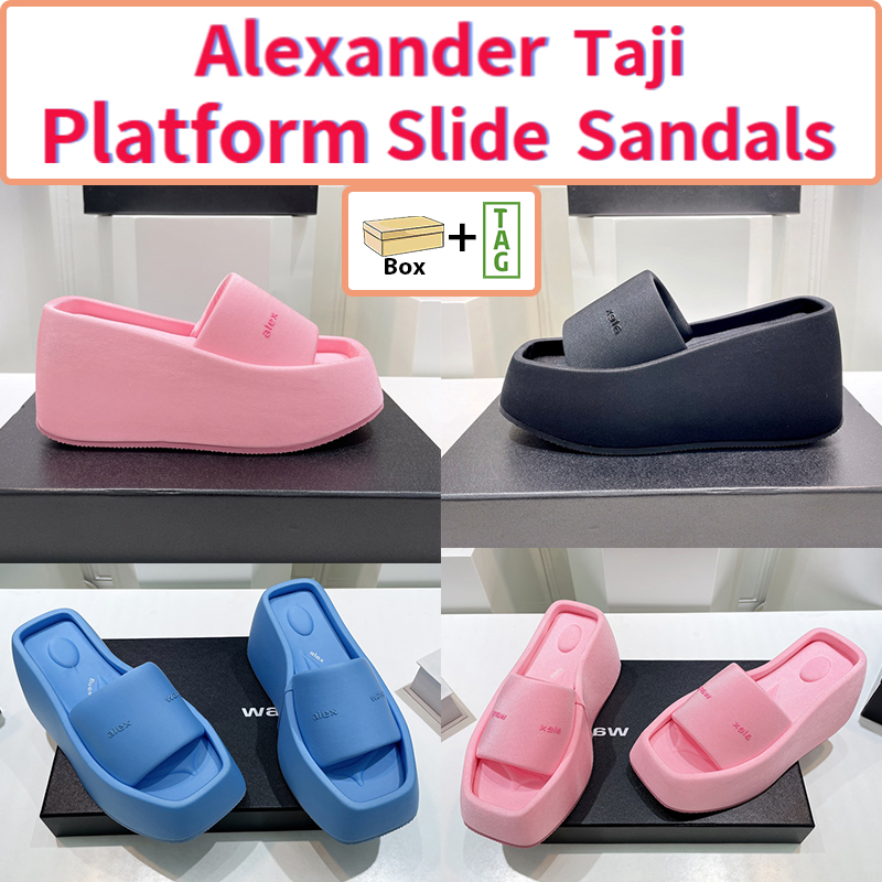 With Box Alexander Slippers Taji Platform Slide Sandals Beach Sandal Men Women Designer Shoes Pink Blue Black Slides Summer Indoor Outdoor Sneakers US 5-10, Double shoe box
With Box Alexander Slippers Taji Platform Slide Sandals Beach Sandal Men Women Designer Shoes Pink Blue Black Slides Summer Indoor Outdoor Sneakers US 5-10, Double shoe box