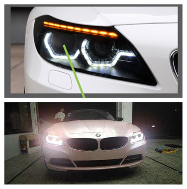Auto Head Light For Z4 E89 LED Headlight 2009-16 DRL Turn Signal High Beam Angel Eye Front Lights Car Styling