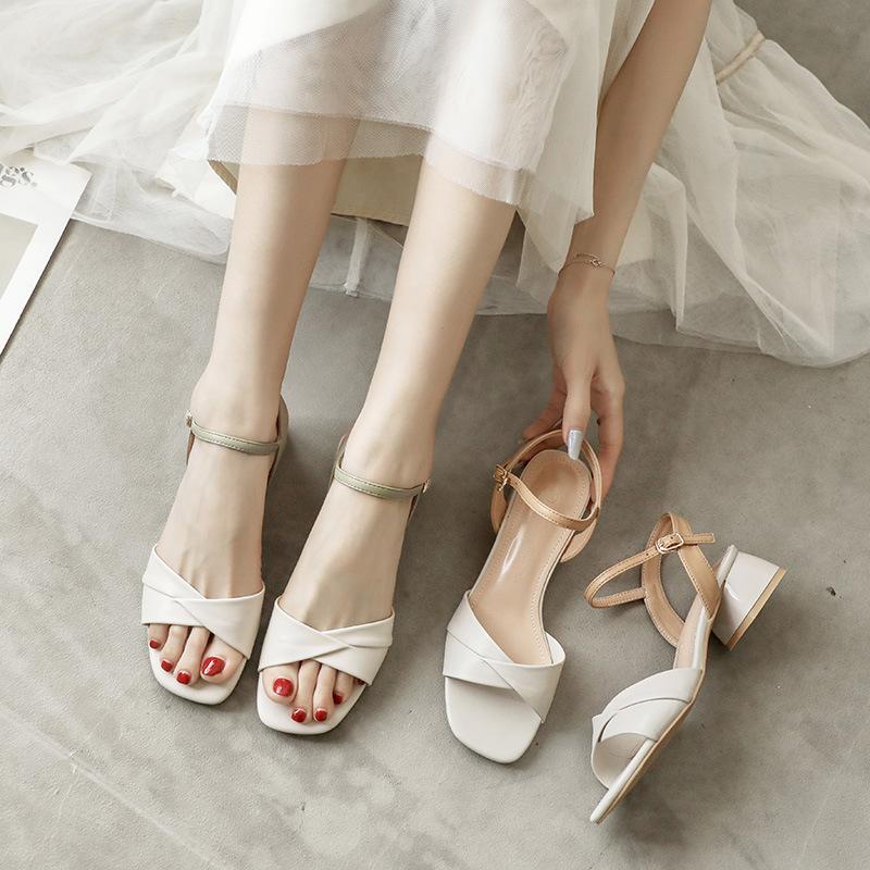 Sandals Fresh Mixed Colors Gladiator Women Summer Shoes Woman Square Toe Thick Heels Sandalias De Mujer Ins Belt Buckle Sandales, Light green
Sandals Fresh Mixed Colors Gladiator Women Summer Shoes Woman Square Toe Thick Heels Sandalias De Mujer Ins Belt Buckle Sandales, Light green