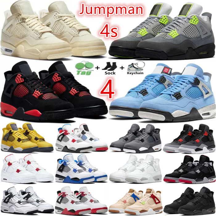 Jumpman 4 4s Men Women Basketball Shoes Sail University Blue Neon Fire Red Thunder Oreo White Cement Black Cat Bred Infrared Metallic Mens Trainers Sports Sneakers, 10
Jumpman 4 4s Men Women Basketball Shoes Sail University Blue Neon Fire Red Thunder Oreo White Cement Black Cat Bred Infrared Metallic Mens Trainers Sports Sneakers, 10