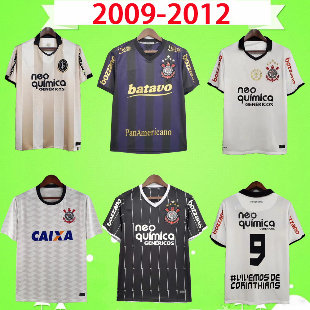 2009 2010 2011 2012 retro Paulista Soccer Jerseys 100th home white away black Corinthian #9 classic football shirt Vintage Golden uniform 09 10 11 12 Camiseta de futbol
2009 2010 2011 2012 retro Paulista Soccer Jerseys 100th home white away black Corinthian #9 classic football shirt Vintage Golden uniform 09 10 11 12 Camiseta de futbol