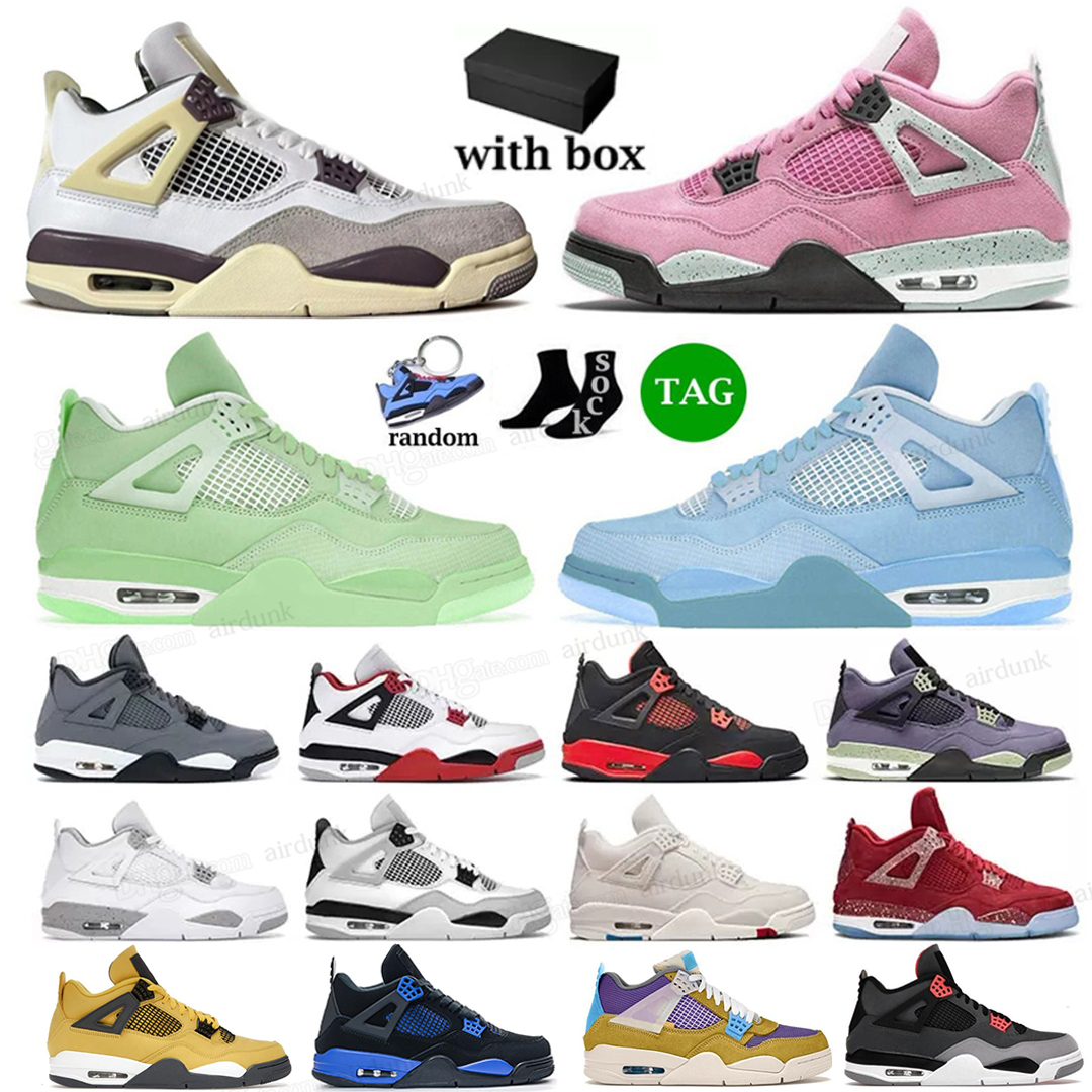 Jumpman 4 OG 4s Sail University Blue Pink Mens Basketball Shoes Bred Red Thunder White Oreo Cactus Jack Infrared Cool Grey Women Sneakers Trainers Size 5.5-13 With box, I need look other product
Jumpman 4 OG 4s Sail University Blue Pink Mens Basketball Shoes Bred Red Thunder White Oreo Cactus Jack Infrared Cool Grey Women Sneakers Trainers Size 5.5-13 With box, I need look other product