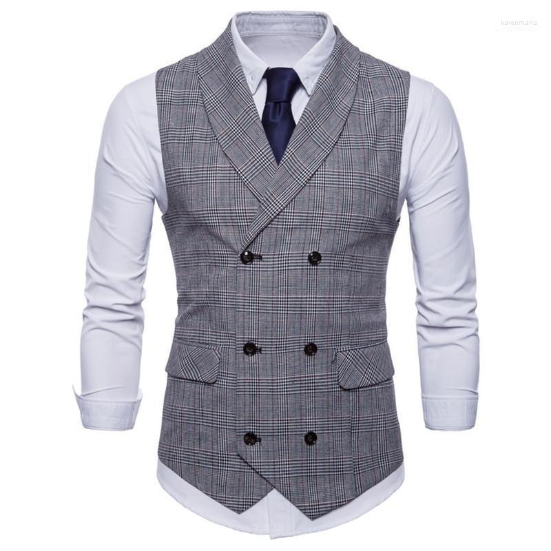 Men's Vests Brand Suit Vest Men Jacket Sleeveless Beige Gray Brown Vintage Tweed Fashion Spring Autumn Plus Size Waistcoat 9607 Kare22 
Men's Vests Brand Suit Vest Men Jacket Sleeveless Beige Gray Brown Vintage Tweed Fashion Spring Autumn Plus Size Waistcoat 9607 Kare22