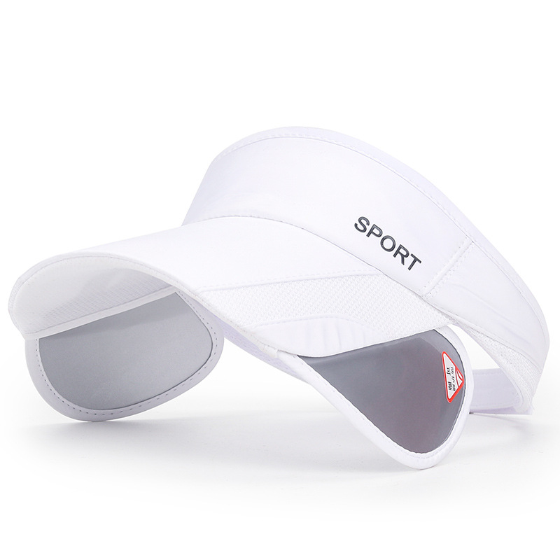 Summer Sports Sun Visors for Women Retractable Pull-out Brim Sun Protection Topless Hat Men Casual Top Empty Tennis Cycling Cap