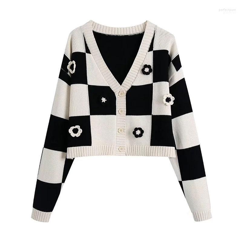 Women' Knits & Tees Nlzgmsj ZBZA Women 2022 Cardigan Patchwork Spring Streetwear V-Neck Plaid Knit Sweaters Loose Chic Cardigans 202201 Per, As picture
Women' Knits & Tees Nlzgmsj ZBZA Women 2022 Cardigan Patchwork Spring Streetwear V-Neck Plaid Knit Sweaters Loose Chic Cardigans 202201 Per, As picture