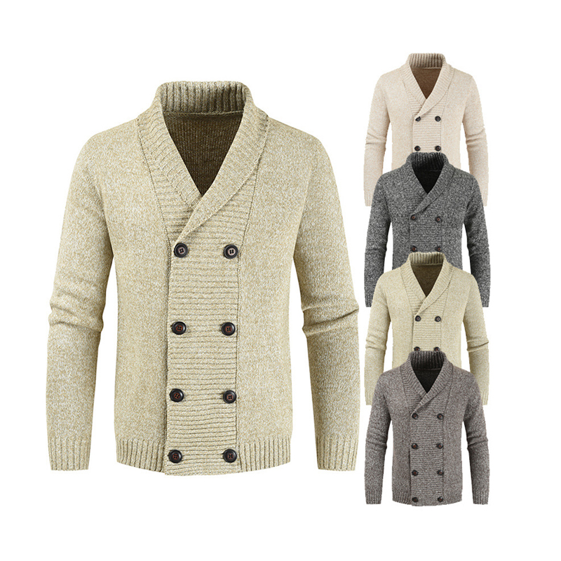 Autumn And Winter Plus Size Men's Sweaters Casual Cotton Plain Knit Turn-down Collar Mens Double Breasted Cardigan Sweaters, Gray
Autumn And Winter Plus Size Men's Sweaters Casual Cotton Plain Knit Turn-down Collar Mens Double Breasted Cardigan Sweaters, Gray