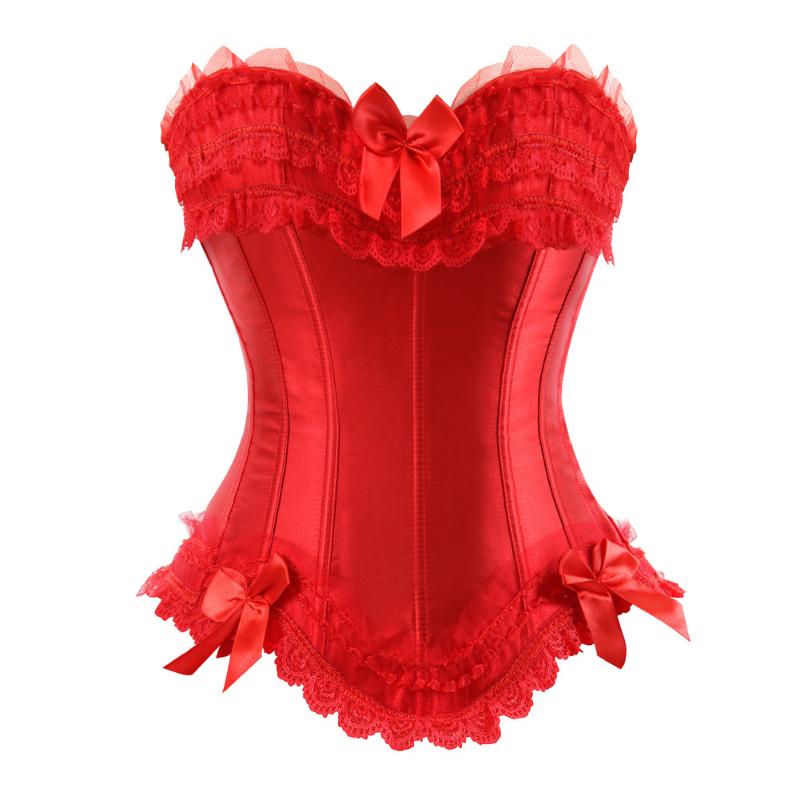 Bustiers & Corsets Plus Size 6XL Sexy Satin Lace Corset Bustier Gothic Burlesque Corselet Bodyshaper Lingerie Showgirl Party CostumeBustiers
Bustiers & Corsets Plus Size 6XL Sexy Satin Lace Corset Bustier Gothic Burlesque Corselet Bodyshaper Lingerie Showgirl Party CostumeBustiers