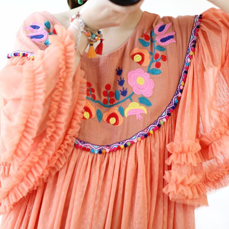 Women's Blouses & Shirts Women OriginalDesign Summer Lolita Sweet Cute Embroidery Flare Sleeve Oversized Casual Loose Mesh Chiffon Shirt, Orange
Women's Blouses & Shirts Women OriginalDesign Summer Lolita Sweet Cute Embroidery Flare Sleeve Oversized Casual Loose Mesh Chiffon Shirt, Orange
