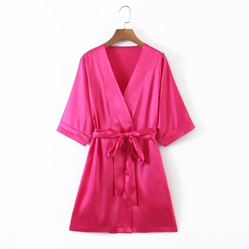 Fashion Elegant V neck Satin Dres Three Quarter Sleeve Aline Party Above Knee Office Mini XZ2585 210525, Blue
Fashion Elegant V neck Satin Dres Three Quarter Sleeve Aline Party Above Knee Office Mini XZ2585 210525, Blue