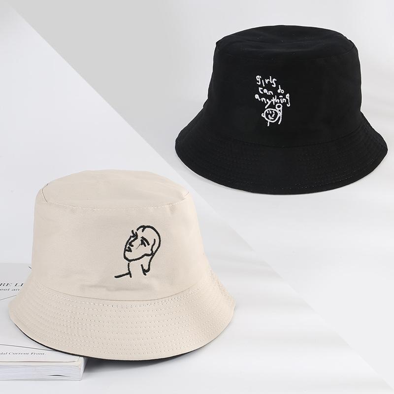 Berets Double-side Harajuku Foldable Bucket Hat Fishing Outdoor Cap Women Hats Sunscreen Embroidery Fisherman HatBerets, Beige
Berets Double-side Harajuku Foldable Bucket Hat Fishing Outdoor Cap Women Hats Sunscreen Embroidery Fisherman HatBerets, Beige