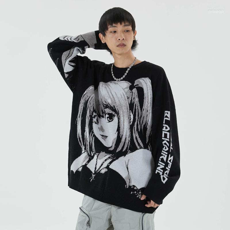 Men's Sweaters Harajuku Knitted Pullover Men/Women 2022 Winter Oversized Long Sleeve Top Gothic Fashion Japanese Cartoon Streetwear Perf22, Black
Men's Sweaters Harajuku Knitted Pullover Men/Women 2022 Winter Oversized Long Sleeve Top Gothic Fashion Japanese Cartoon Streetwear Perf22, Black