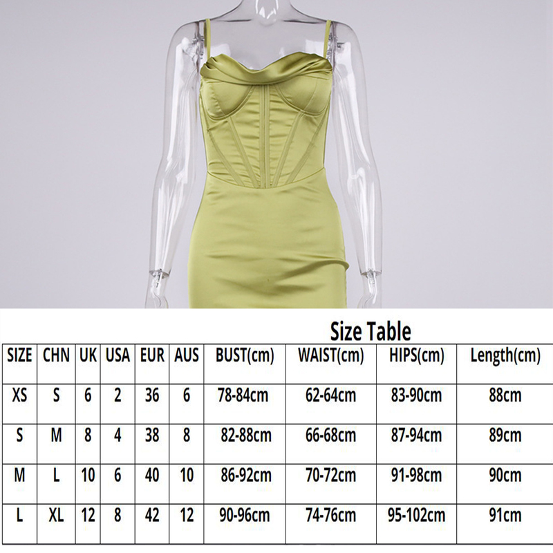 High Quality Summer Corset Dress Women White Spaghetti Strap Padded Bustier Satin Bodycon Sexy Party Clubwear 220510