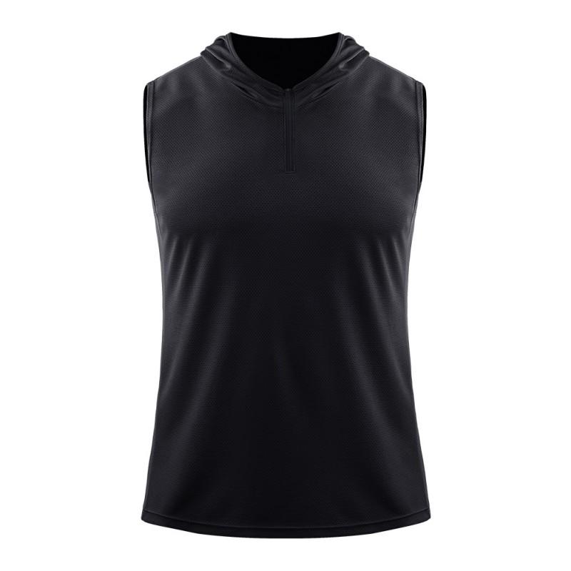 Men's T-Shirts Quick-dry Running Breathable Top Men Fitness Quick Dry T-shirt Loose Zipper Sleeveless Vest, Black
Men's T-Shirts Quick-dry Running Breathable Top Men Fitness Quick Dry T-shirt Loose Zipper Sleeveless Vest, Black