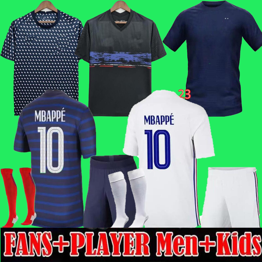 2022 French soccer jersey BENZEMA MBAPPE GRIEZMANN 21 22 23 special POGBA GIROUD KANTE Maillot de foot national team kids Men kit football shirt set Francia training, Away
2022 French soccer jersey BENZEMA MBAPPE GRIEZMANN 21 22 23 special POGBA GIROUD KANTE Maillot de foot national team kids Men kit football shirt set Francia training, Away