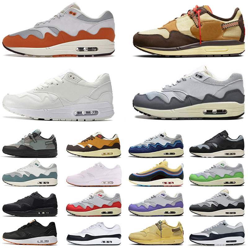 Designer Patta Waves 1 87 Mens Womens Running Shoes Black Grey Gum Reverse Mocha Brown Noise Aqua Monarch University Blue Runner Sports Sneakers Trainers, B21 bred 36-45
Designer Patta Waves 1 87 Mens Womens Running Shoes Black Grey Gum Reverse Mocha Brown Noise Aqua Monarch University Blue Runner Sports Sneakers Trainers, B21 bred 36-45