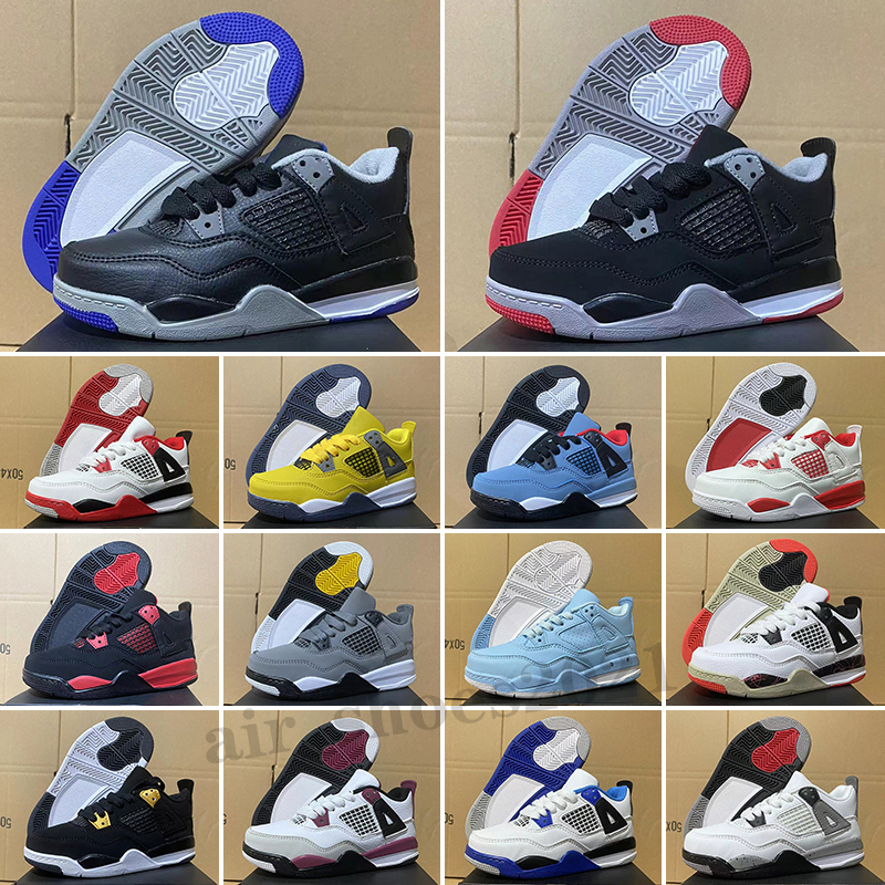 Kids 4s Black cat Basketball Shoes Toddler Retro TD 4 Red Chicag Boys Girls Basket Ball Pour Enfants Athletic Sneakers Eur 26-35, Color 12
Kids 4s Black cat Basketball Shoes Toddler Retro TD 4 Red Chicag Boys Girls Basket Ball Pour Enfants Athletic Sneakers Eur 26-35, Color 12