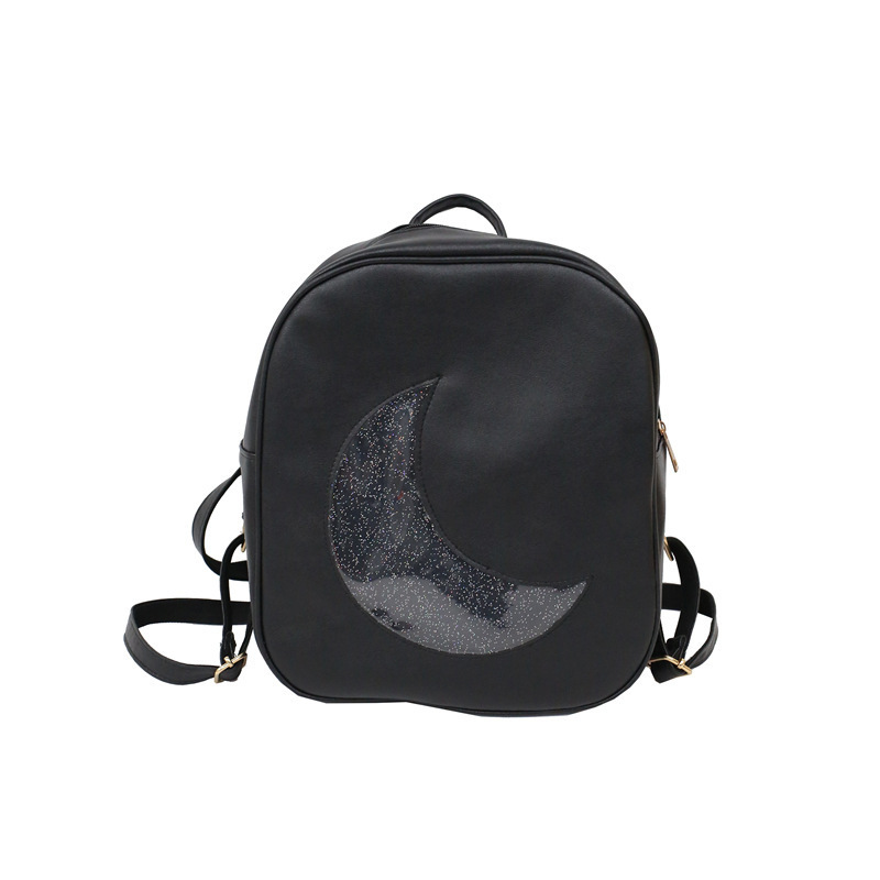 Ita Bag Moon Shaped Backpack Transparent Window Display Children Kid School Bags Girls 220630