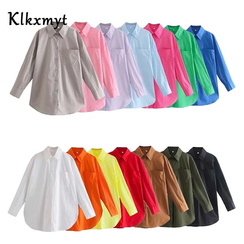 Klkxmyt ZBZA Women' Shirt Spring Autumn Fashion Oversize 100% Cotton Casual Blouses Loose Streetwear Shirts Woman Tops 220407, Purple
Klkxmyt ZBZA Women' Shirt Spring Autumn Fashion Oversize 100% Cotton Casual Blouses Loose Streetwear Shirts Woman Tops 220407, Purple
