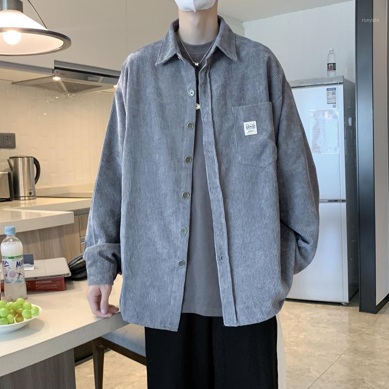 Men's Casual Shirts Button Up Shirt Japanese Trendy Brand Retro Corduroy Spring And Autumn Loose Jacket Long Sleeve, Black
Men's Casual Shirts Button Up Shirt Japanese Trendy Brand Retro Corduroy Spring And Autumn Loose Jacket Long Sleeve, Black