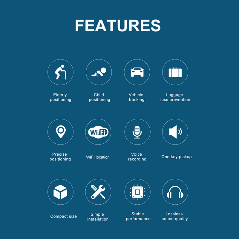 Mini GSM WIFI GF09 GPS Tracker Real Time Tracking Tools Car Pet Anti-theft Locator Device Real-time Vehicle Locators Tool