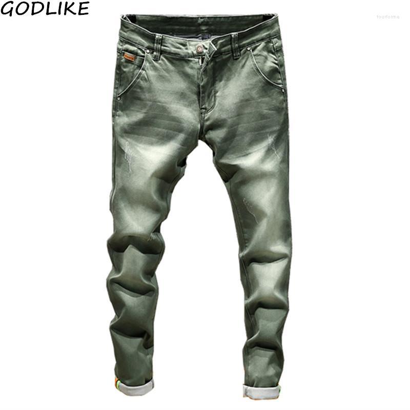 Fashion Men Casual Jeans Slim Fit Trousers Tight Pants / Skinny Straight Mens Denim Male Stretch Trouser