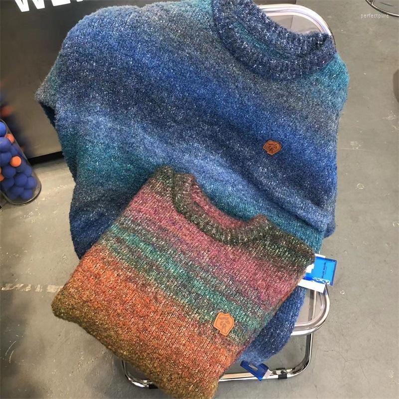 Women's Sweaters High Quality ADER ERROR Sweater Colorblock Round Neck Gradient Thickened Loose Pullover Men Women Knit SweaterWomen's Perf2, 01
Women's Sweaters High Quality ADER ERROR Sweater Colorblock Round Neck Gradient Thickened Loose Pullover Men Women Knit SweaterWomen's Perf2, 01