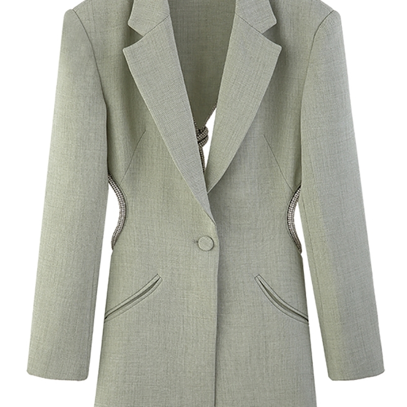 DEAT Autumn And Spring fashion women clothes hollow out backless light green color high waist blazer FS109706L 220402, Orange
DEAT Autumn And Spring fashion women clothes hollow out backless light green color high waist blazer FS109706L 220402, Orange