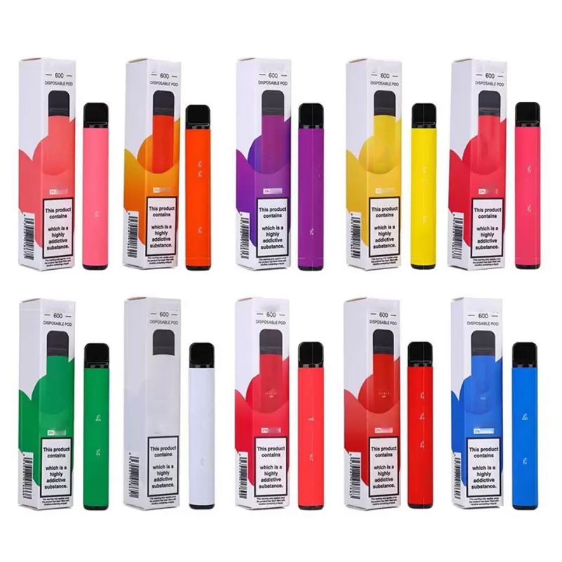 Puff 600 Puff Disposable E Cigarettes vapers desechables Disposables vapes 550mah battery 2ml pods
Puff 600 Puff Disposable E Cigarettes vapers desechables Disposables vapes 550mah battery 2ml pods