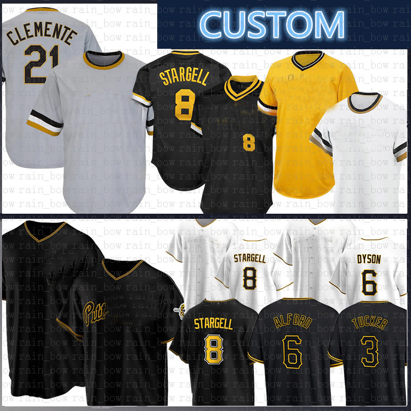 Custom Pittsburgh Baseball Jersey Willie Stargell Roberto Clemente Anthony Alford Cole Tucker Roberto Pérez Michael Chavis Jared Oliva Bryan Reynolds Kevin Newman, Mens(haidao)
Custom Pittsburgh Baseball Jersey Willie Stargell Roberto Clemente Anthony Alford Cole Tucker Roberto Pérez Michael Chavis Jared Oliva Bryan Reynolds Kevin Newman, Mens(haidao)