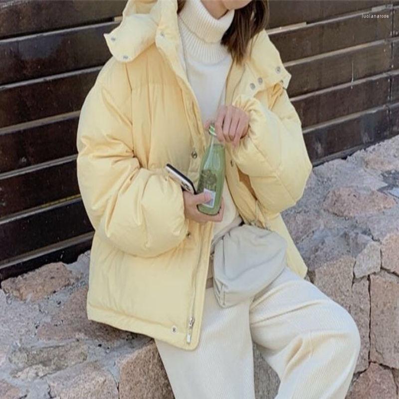 Women' Down & Parkas Harajuku Loose Hooded Jacket Female Winter Thick Puffer Women Sweet Candy Color Cute Cropped Student Coats Luci22, White
Women' Down & Parkas Harajuku Loose Hooded Jacket Female Winter Thick Puffer Women Sweet Candy Color Cute Cropped Student Coats Luci22, White