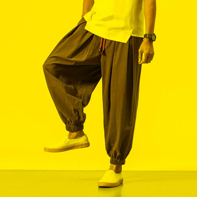 Men's Pants Men Harem Cotton Linen Baggy Elastic Waist Casual Joggers Fashion Breathable Solid Trousers Male Streetwear For BoyMen's, Black
Men's Pants Men Harem Cotton Linen Baggy Elastic Waist Casual Joggers Fashion Breathable Solid Trousers Male Streetwear For BoyMen's, Black