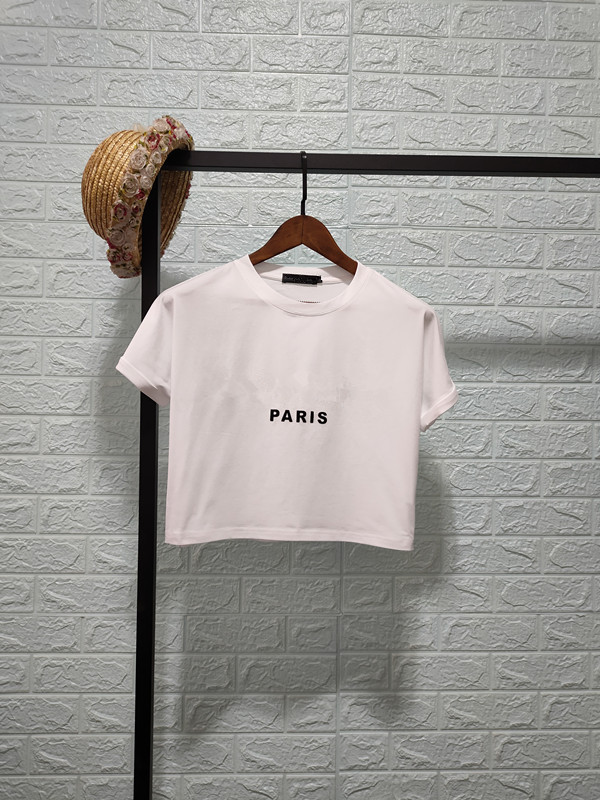 Women' T-Shirt Woman Top Designer Black T Shirt Crop Letters Printed Tee Summer Tshirt Female Pullover Casual Hip Hop Short Sleeves Rock Streetwear, White+black brim
Women' T-Shirt Woman Top Designer Black T Shirt Crop Letters Printed Tee Summer Tshirt Female Pullover Casual Hip Hop Short Sleeves Rock Streetwear, White+black brim