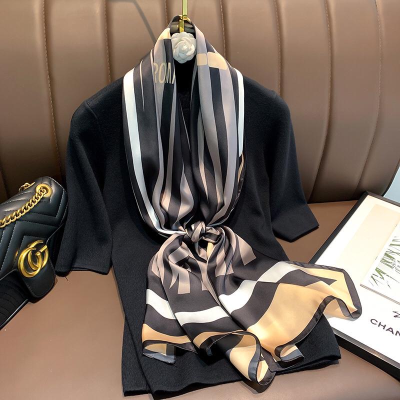 Scarves Spring Ladies Scarf High Quality Shawl Silk Fashion Headscarf Beach Sunscreen Bag 40cm 160cmScarves
Scarves Spring Ladies Scarf High Quality Shawl Silk Fashion Headscarf Beach Sunscreen Bag 40cm 160cmScarves