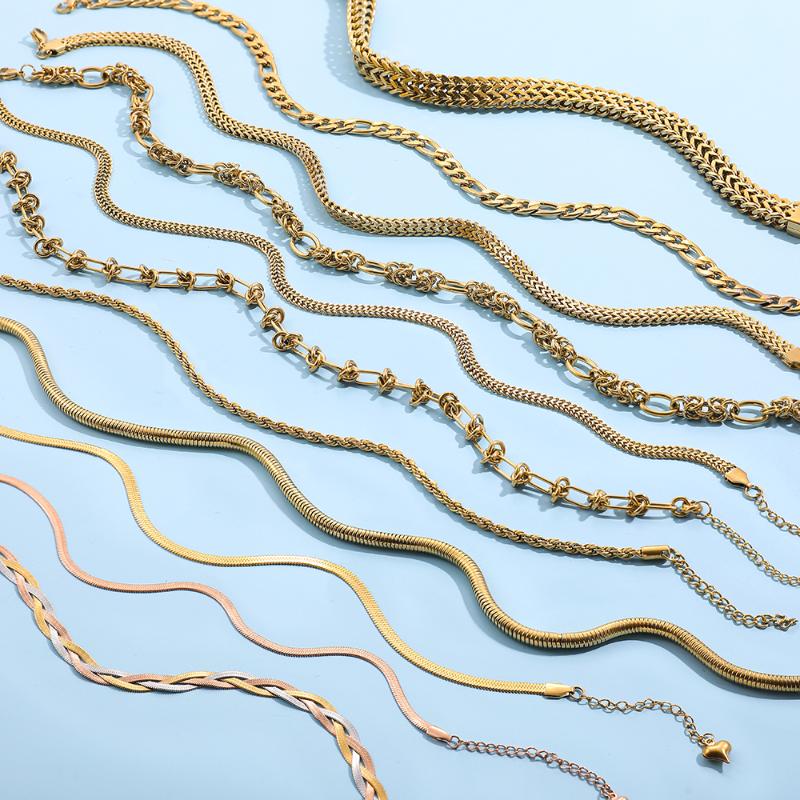 Chains Creative Chunky Chain Choker Necklace Punk Gold Color Stainless Steel Thick For Women Party Jewelry GiftChains
Chains Creative Chunky Chain Choker Necklace Punk Gold Color Stainless Steel Thick For Women Party Jewelry GiftChains