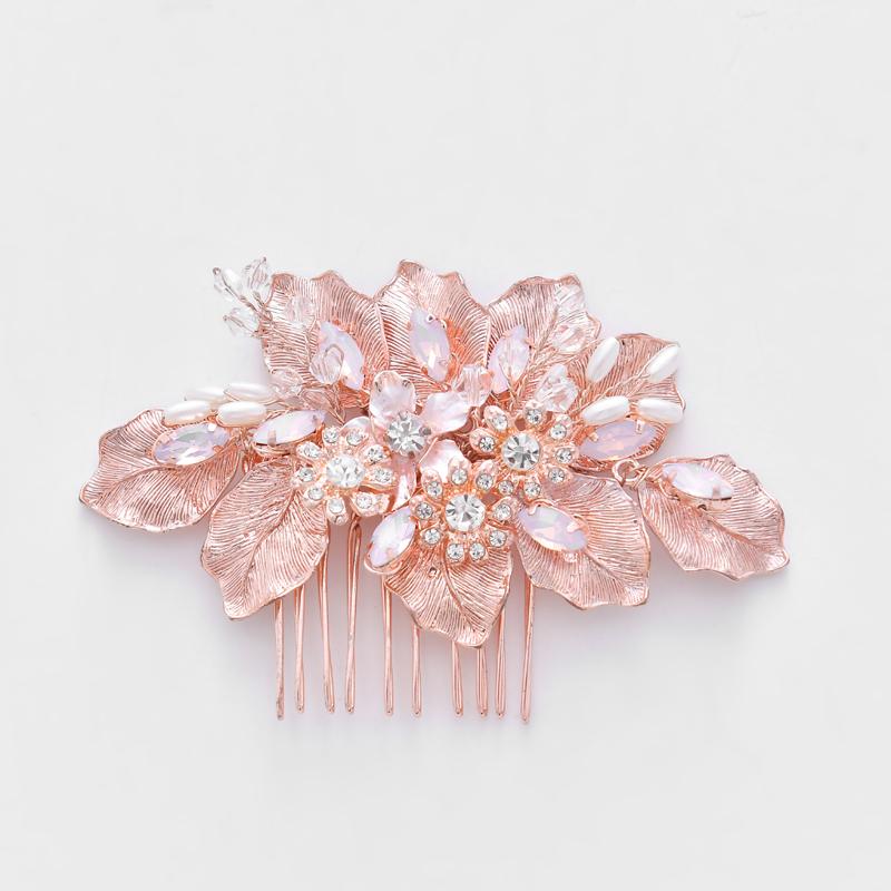 Hair Clips & Barrettes SLBRIDAL Rose Gold Crystal Rhinestones Flower Wedding Jewelry Comb Bridal Headpieces Accessories Bridesmaids Women
Hair Clips & Barrettes SLBRIDAL Rose Gold Crystal Rhinestones Flower Wedding Jewelry Comb Bridal Headpieces Accessories Bridesmaids Women