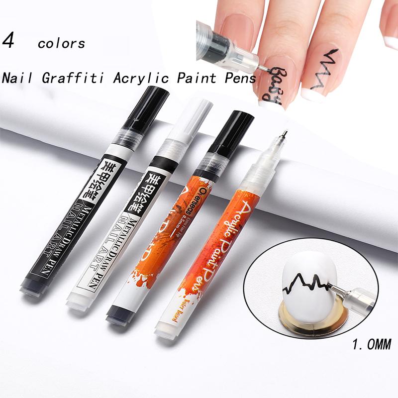 Nail Brushes 16color Graffiti Acrylic Paint Pens Silver/Gold/White/Black Sketch Art 1.0mm Manicure Drawing Markers Pattern
Nail Brushes 16color Graffiti Acrylic Paint Pens Silver/Gold/White/Black Sketch Art 1.0mm Manicure Drawing Markers Pattern