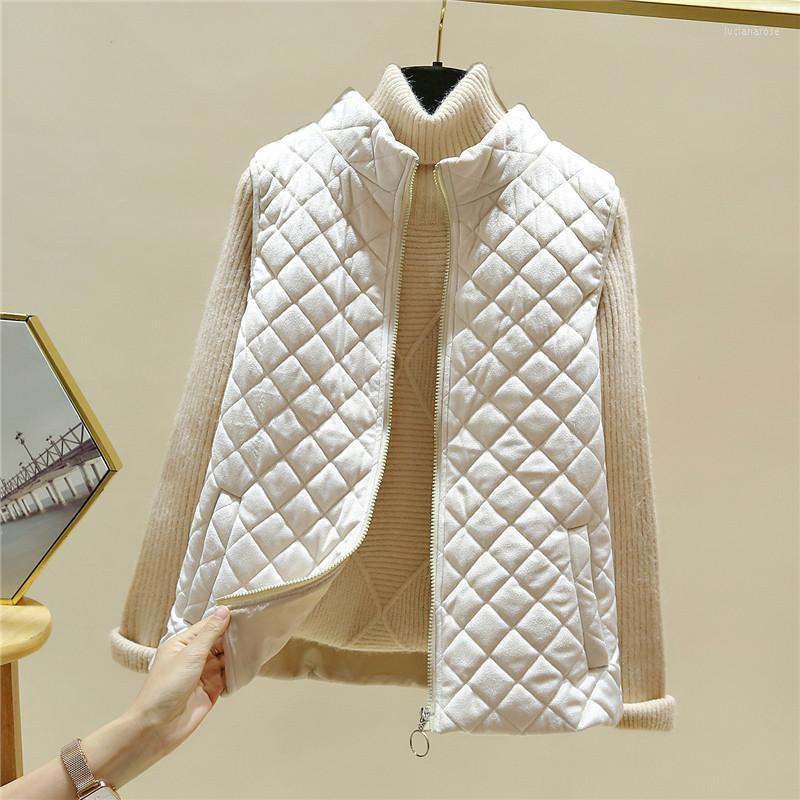 Women's Vests Women Gold Wire Velvet Vest Autumn Casual Winter Warm Sleeveless Jacket Femme Short Down Cotton Waistcoat Female Coat G1417 Lu, Black
Women's Vests Women Gold Wire Velvet Vest Autumn Casual Winter Warm Sleeveless Jacket Femme Short Down Cotton Waistcoat Female Coat G1417 Lu, Black