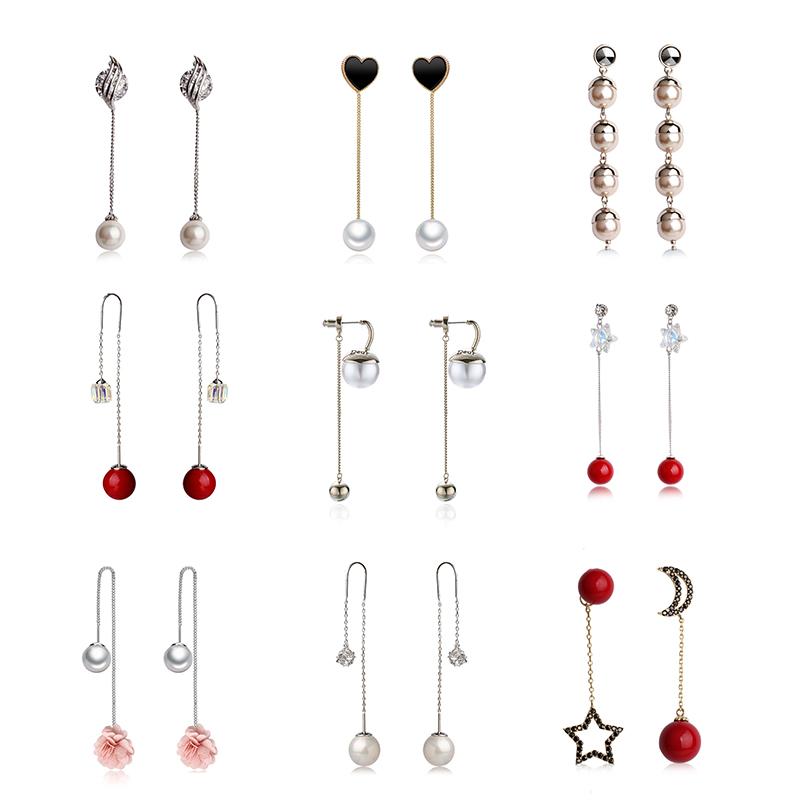 Dangle & Chandelier Good Quqality Long Pearl Earrings For Women Krean Luxury Crystal Statement Pendant Designer Drop Earring Fashion Jewelry
Dangle & Chandelier Good Quqality Long Pearl Earrings For Women Krean Luxury Crystal Statement Pendant Designer Drop Earring Fashion Jewelry