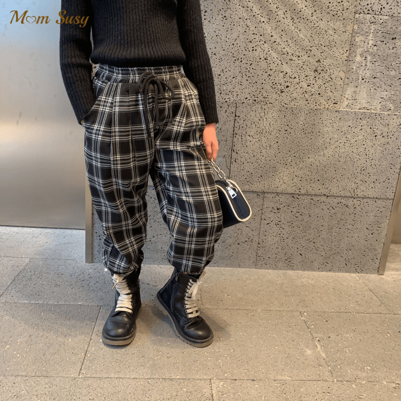 Fashion Baby Boy Girl Plaid Pant Loose Warm Fleece Lining Infant Toddler Child Casual Winter Trousers Winter Clothes 18Y 220614, Thin1
Fashion Baby Boy Girl Plaid Pant Loose Warm Fleece Lining Infant Toddler Child Casual Winter Trousers Winter Clothes 18Y 220614, Thin1