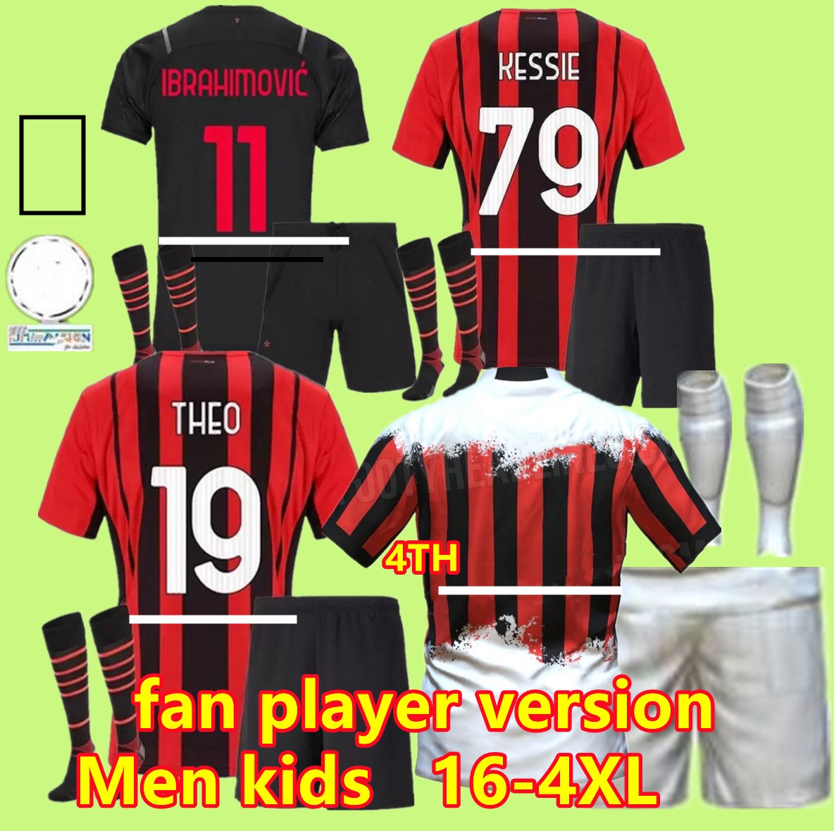 16-4XL fan player version 21 22 AC GIROUD milanS soccer jersey Fourth Adults kids MAIGNAN IBRAHIMOVIC KESSIE shirt 2021 2022 TONALI PAQUETA BENNACER REBIC KJÆR 11268, 4th
16-4XL fan player version 21 22 AC GIROUD milanS soccer jersey Fourth Adults kids MAIGNAN IBRAHIMOVIC KESSIE shirt 2021 2022 TONALI PAQUETA BENNACER REBIC KJÆR 11268, 4th